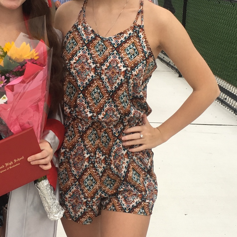 Multicolor Romper